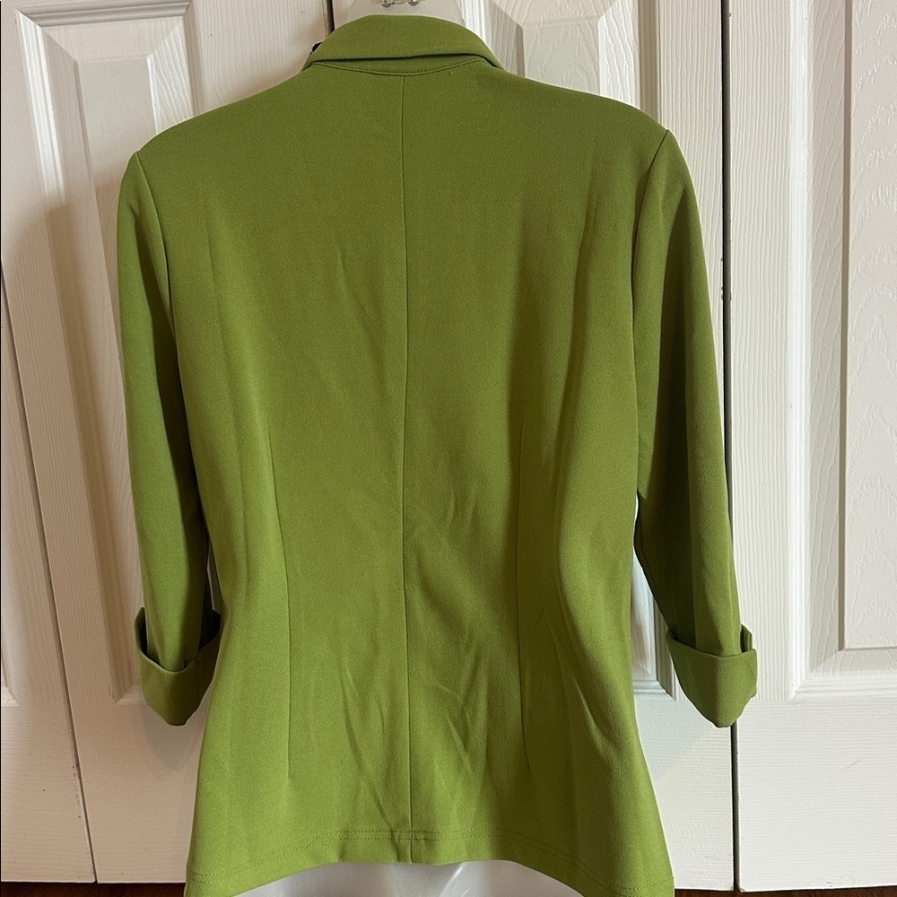 Soho Apparel Women’s Lime Green Chartreuse Blazer Jacket Small S NWT - Picture 8 of 8